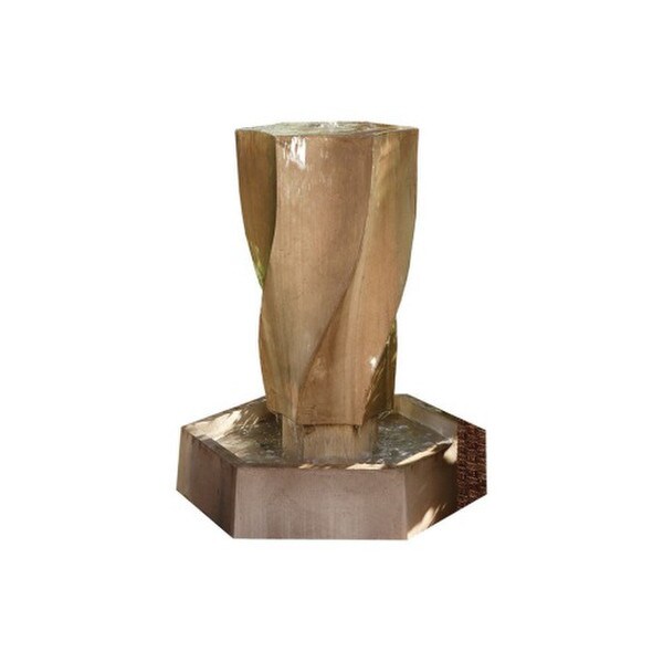 Vortex Mini Modern Art Minimalistic Fountain Twisted Sculptural Design
